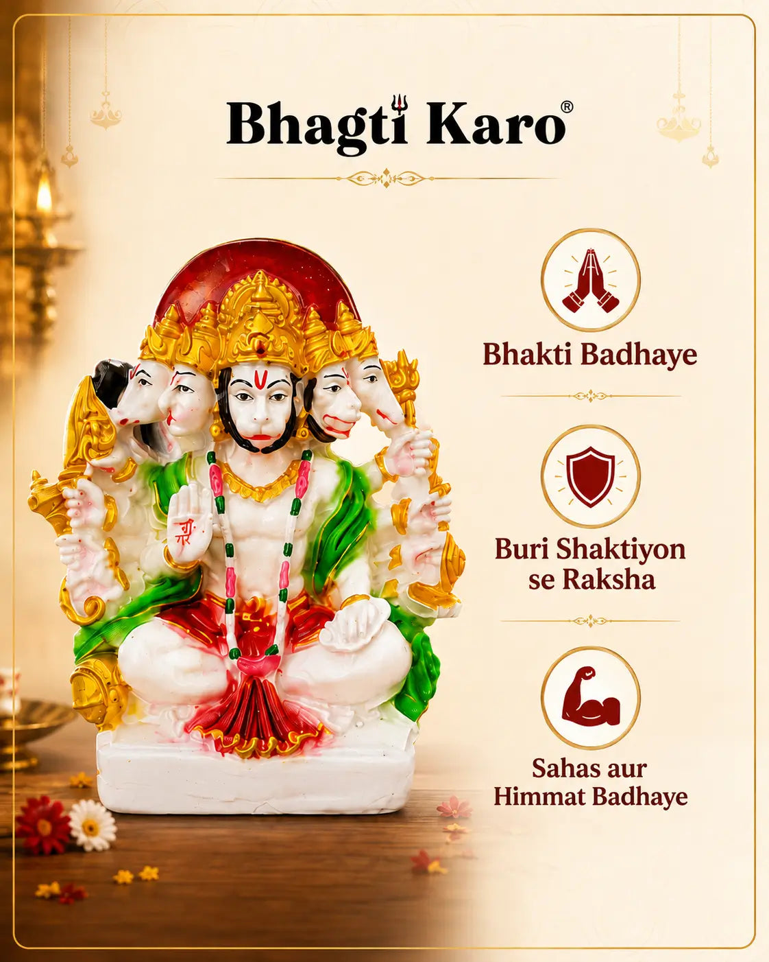 Panchmukhi Hanuman Ji Murti