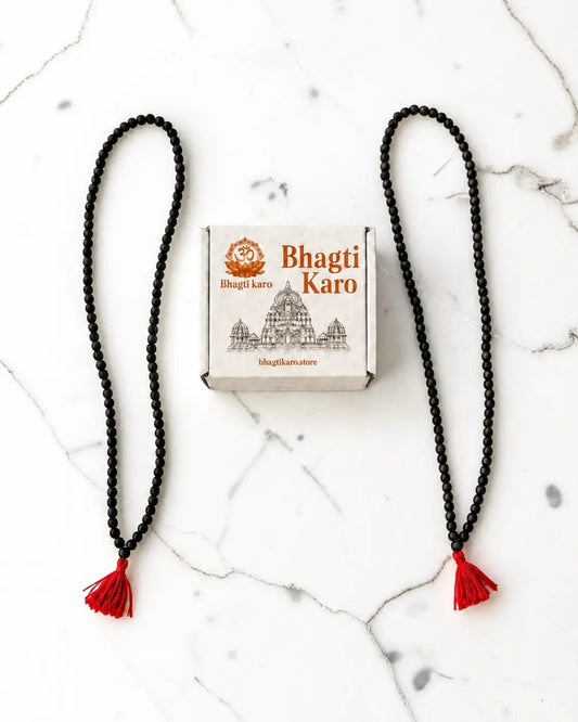 108 Beads Karungali Malai with Govt Certification (Buy 1 Get 1 Free)