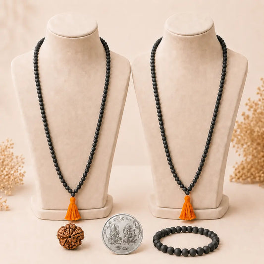 2 Karungali Malas with Govt. Certification (Buy 1 Get 1 Free) + 3 Free Gifts